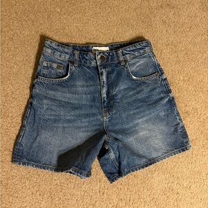 Zara Blue Denim Shorts